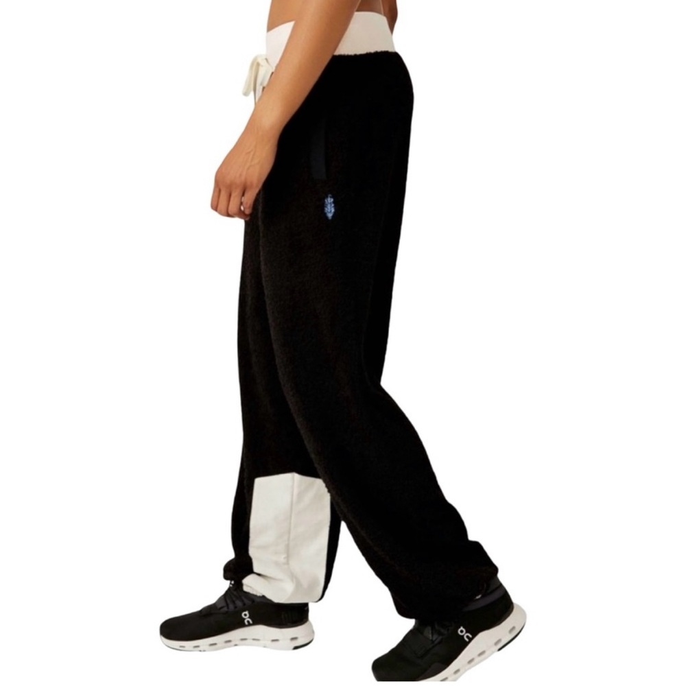 Black and White Jogger Pants